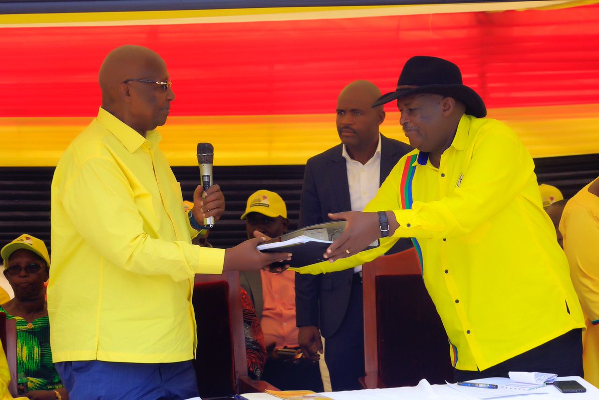 Historic Leadership Transition in Ssembabule: Kutesa Hands Over NRM Office to Major General Katirima  Toward a New Era of Local Political Leadership.